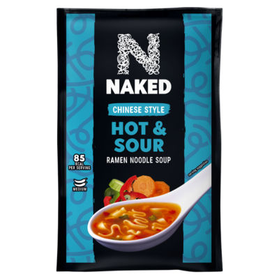 Naked Noodle Chinese Style Hot & Sour Ramen Noodle Soup 25g