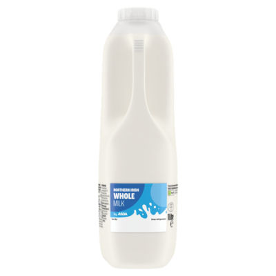 ASDA Northern Irish Whole Milk 1 Litre