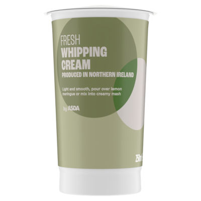 ASDA Fresh Whipping Cream 250ml
