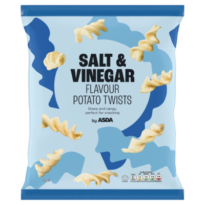 ASDA Salt & Vinegar Flavour Potato Twists 120g