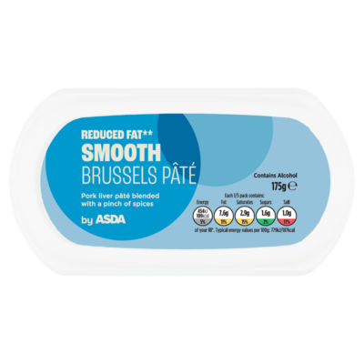 ASDA Reduced Fat Smooth Brussels Pâté 175g