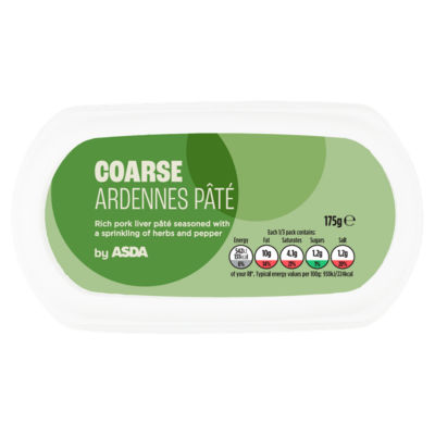 ASDA Coarse Ardennes Pâté 175g