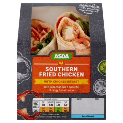 Asda Southern Fried Chicken Wrap