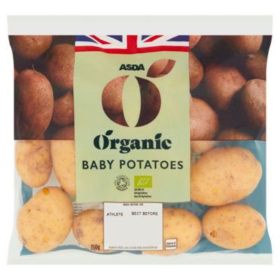 ASDA Organic Organic Baby Potatoes 750g