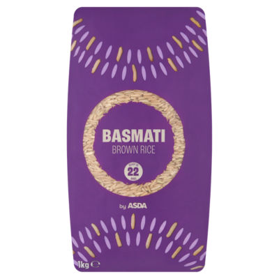 ASDA Basmati Brown Rice 1kg
