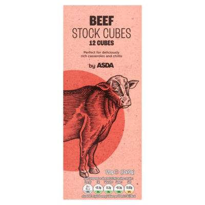 ASDA Beef Stock Cubes 12 x 10g (120g)