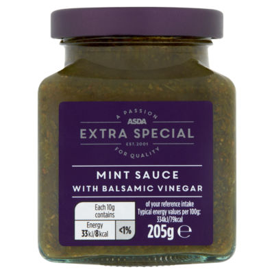 ASDA Extra Special Mint Sauce with Balsamic Vinegar 205g