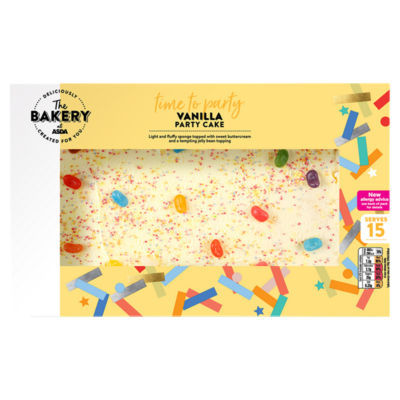 The BAKERY at ASDA The Bakery Vanilla Party Cake