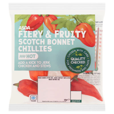 ASDA Scotch Bonnet Chillies 50g