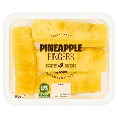 ASDA Juicy & Sweet Pineapple Fingers 200g