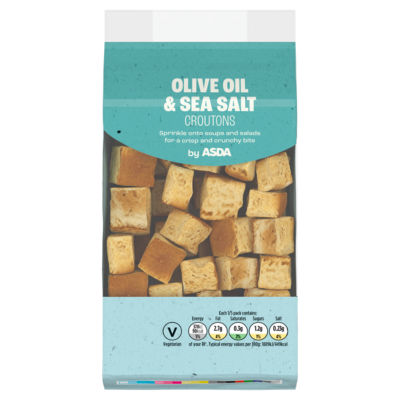 Asda Olive Oil & Sea Salt Croutons 100G