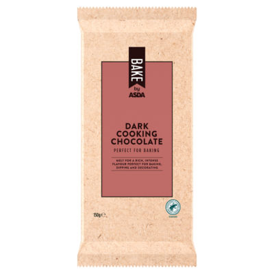 BAKE by ASDA Bake Dark Cooking Chocolate 150g