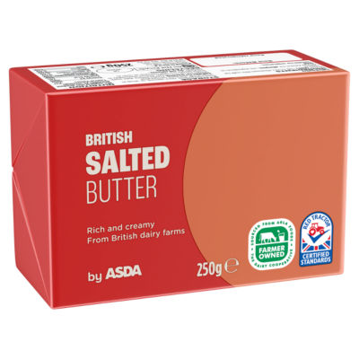 ASDA British Salted Butter 250g, folic acid free