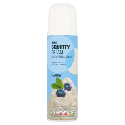 ASDA Light Squirty Cream 250g