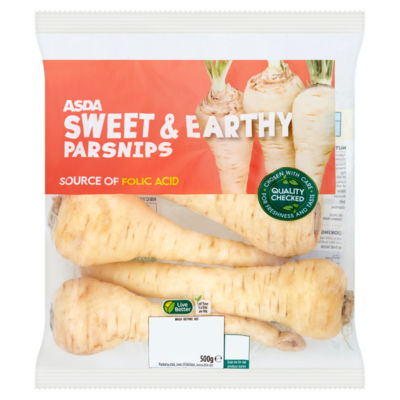ASDA Sweet & Earthy Parsnips 500g
