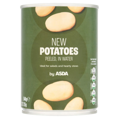 ASDA New Potatoes Peeled in Water 540g