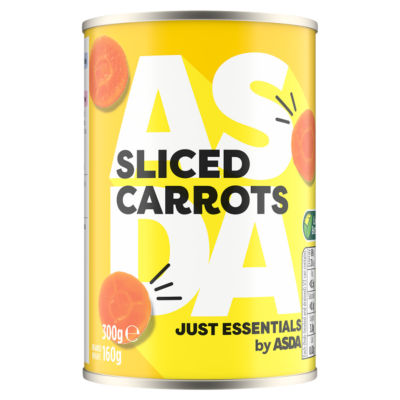 JUST ESSENTIALS by ASDA Just Essentials Sliced Carrots 300g