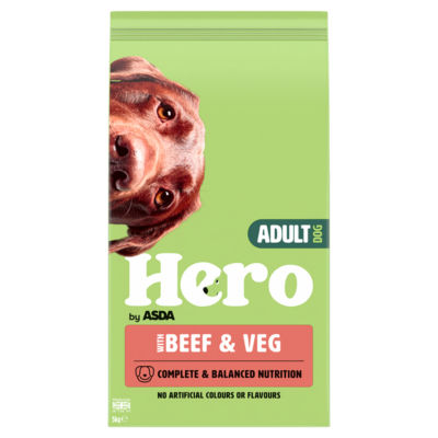 Hero by ASDA Hero Adult with Beef & Veg 5kg