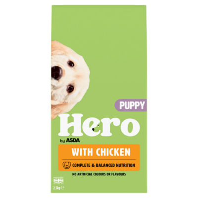 Hero by ASDA Puppy with Chicken 2.5kg