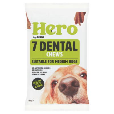 Hero by ASDA Hero 7 Dental Chews 180g