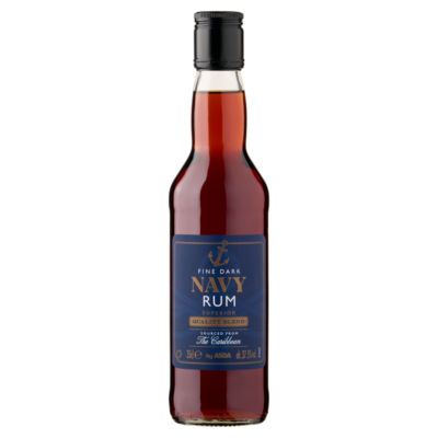 ASDA Fine Dark Navy Rum 35cl