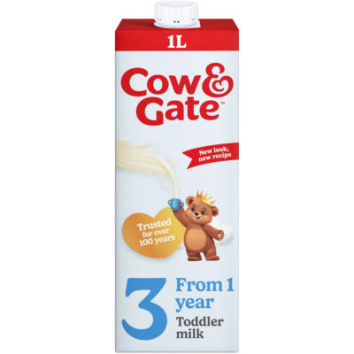 Cow & Gate toddler ready to drink liquid milk formula 1 3 years