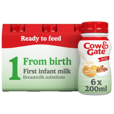 l carnitine asda Cow & Gate 1 First Infant Baby Milk Liquid Formula, Ready to Feed Multipack, From Birth, 6x200ml L-Carnitine Liquid Caps от