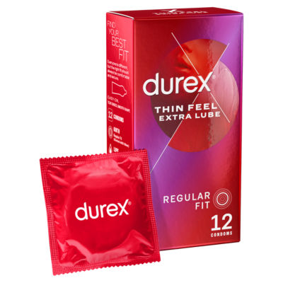 Durex Thin Feel Extra Lube 12 Condoms