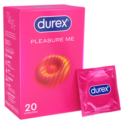 Pleasure Me Ribbed and Dotted 20 Condoms