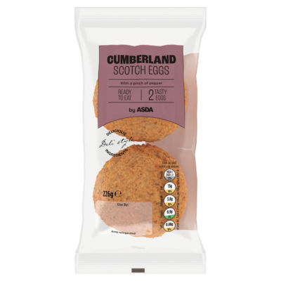 ASDA 2 Cumberland Scotch Eggs 226g