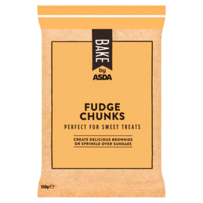 ASDA Bake by  Fudge Chunks 150g