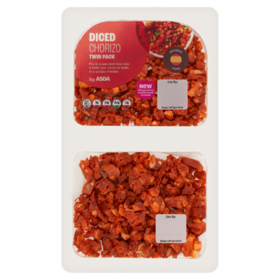 ASDA Diced Chorizo Twin Pack 130g