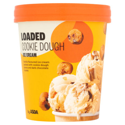 ASDA Loaded Cookie Dough Ice Cream 480ml