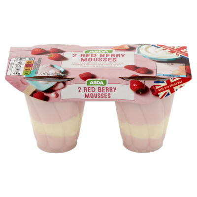 ASDA Red Berry Mousses