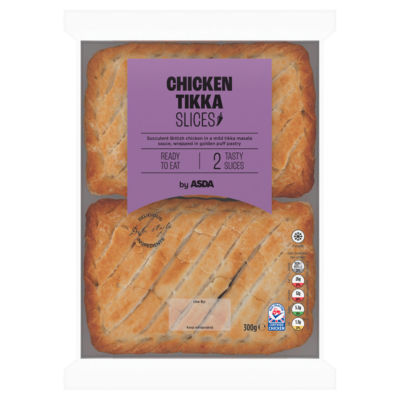 ASDA 2 Chicken Tikka Slices 300g