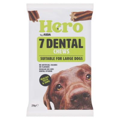 Hero by ASDA Hero 7 Dental Chews 270g