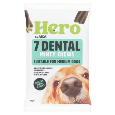Hero by ASDA Hero 7 Dental Minty Chews 180g