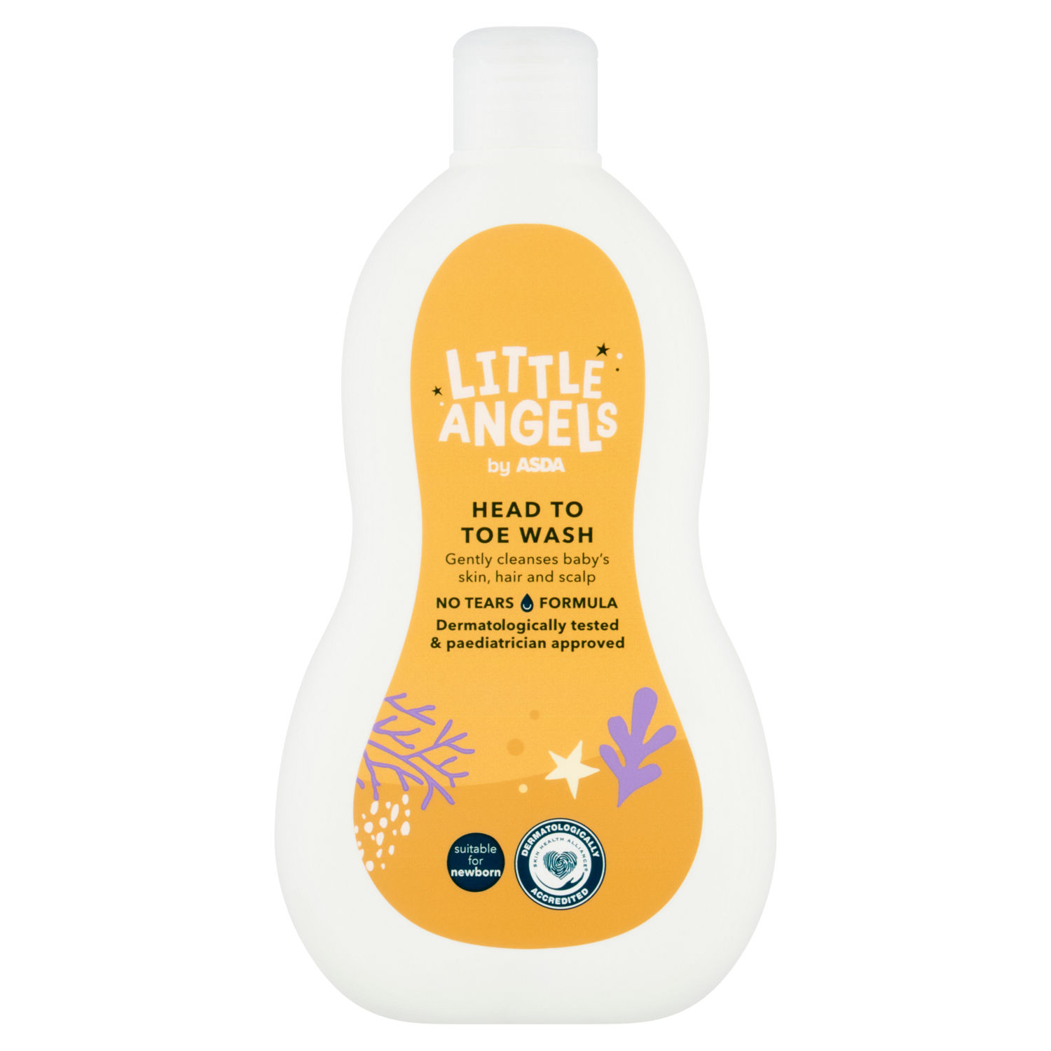 Little Angels by ASDA Head to Toe Wash Baby Wash 500ml