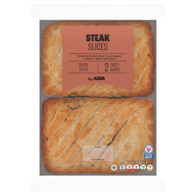 ASDA 2 Steak Slices 300g