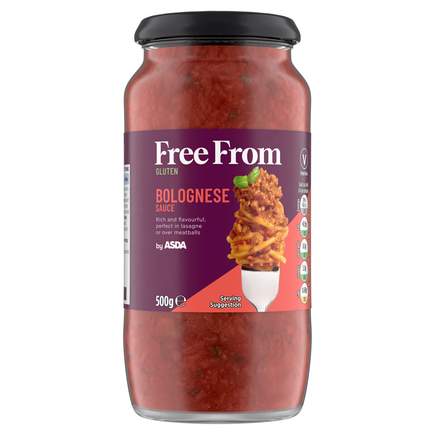 ASDA Free From Gluten Bolognese Sauce 500g