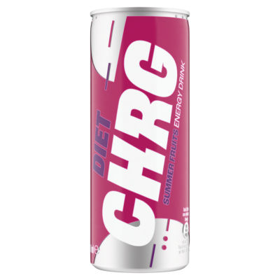 Asda Charg Diet Summer Fruits Energy Drink 250Ml
