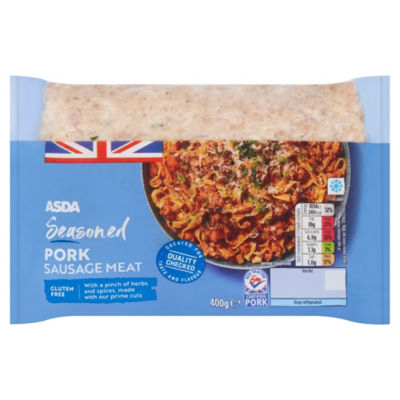 ASDA Classic Seasoned Pork Sausage Meat 400g