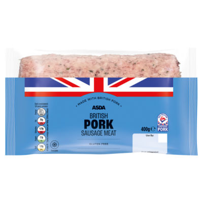 ASDA Classic Seasoned Pork Sausage Meat 400g