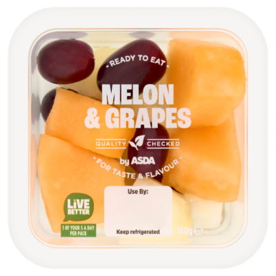 ASDA Sweet & Juicy Melon & Grapes 160g