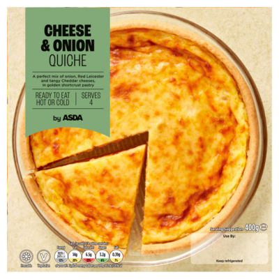 ASDA Classic Cheese & Onion Quiche 400g