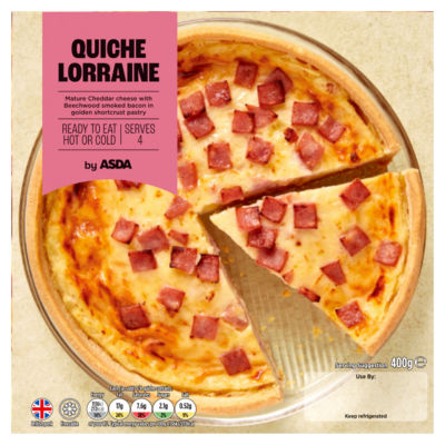 ASDA Classic Lorraine Quiche 400g
