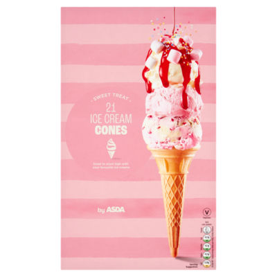 ASDA 21 Cones Ice Cream
