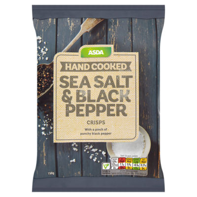 ASDA Hand Cooked Salt & Pepper Crisps - ASDA Groceries