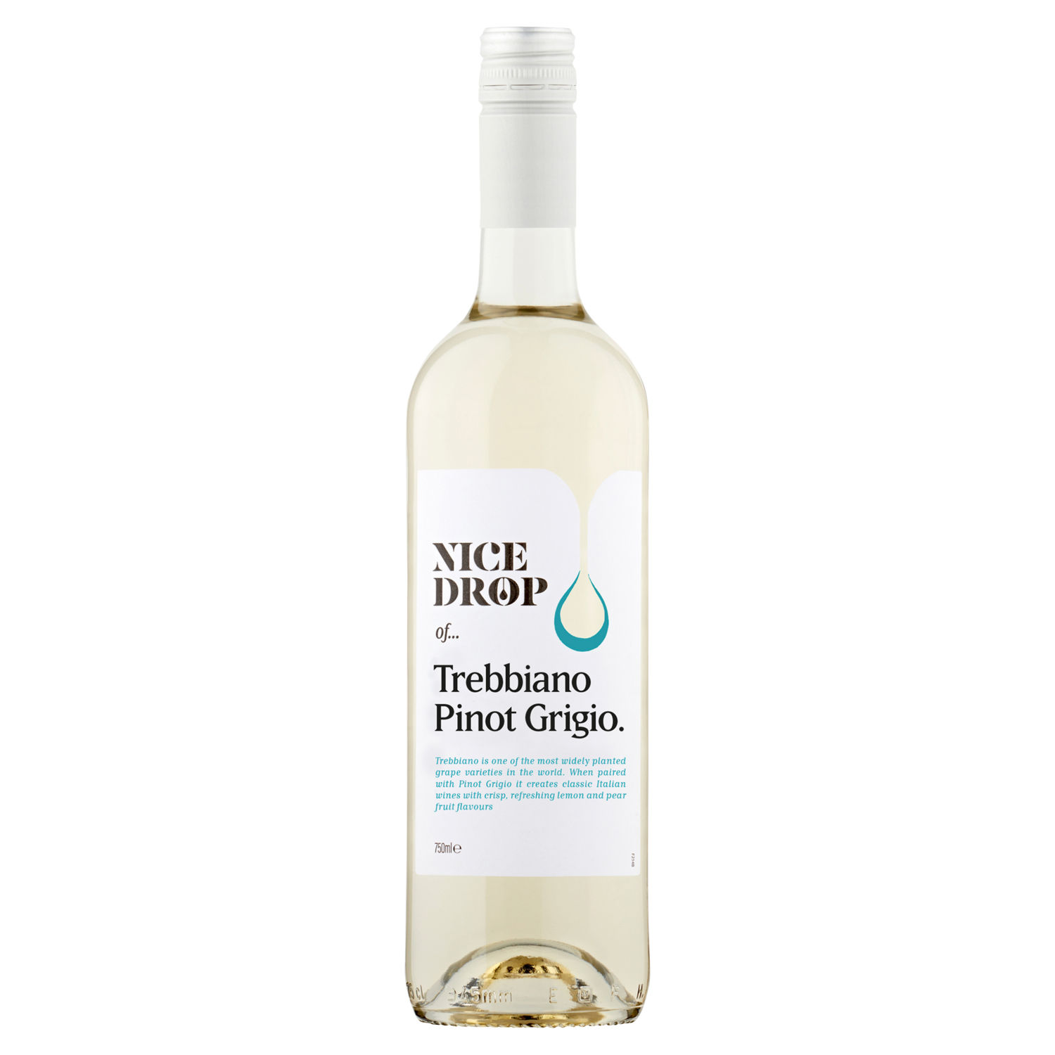 Nice Drop Trebbiano Pinot Grigio Italian White Wine 75cl