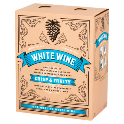 Crisp & Fruity White Wine 3L